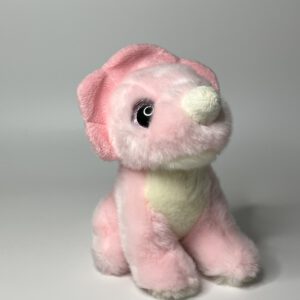 Glitter Eyes Triceratops rosa