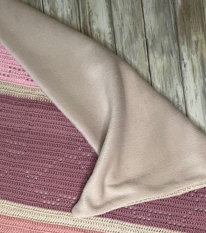 Babydecke rosa – Bild 3