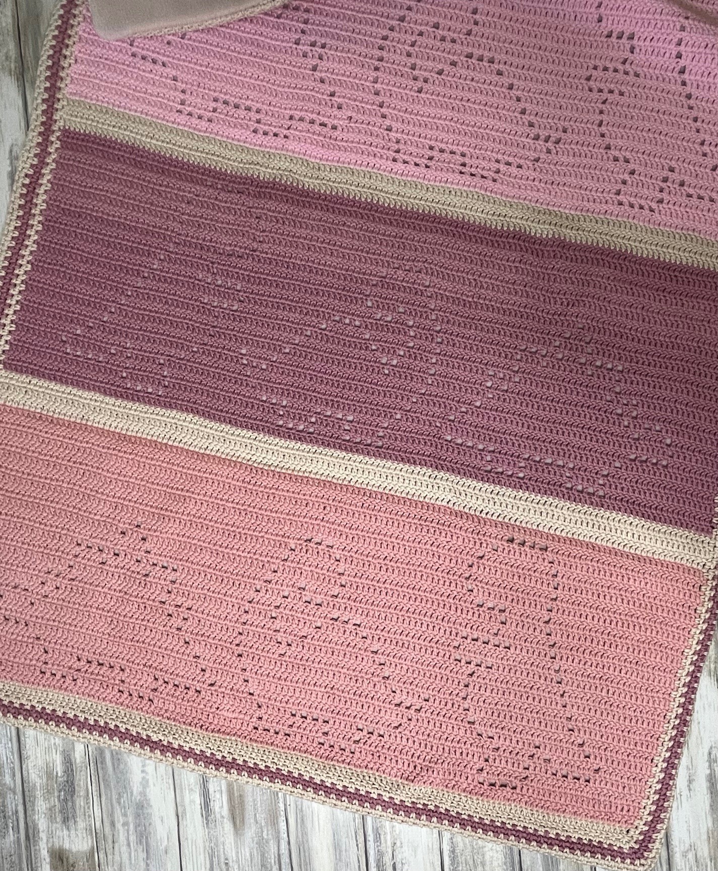 Babydecke rosa – Bild 4